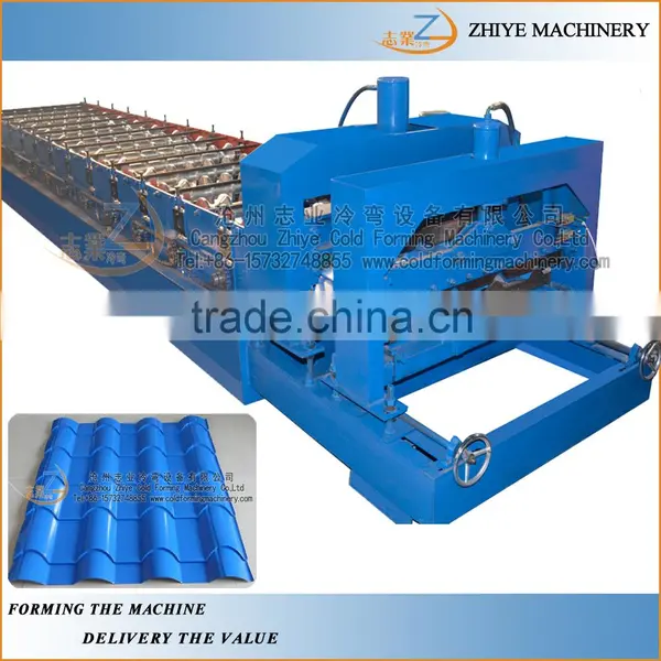 PPGI Step Tile Roofing Sheet Cold Forming Machine/step Roof Panels Roll Forming Machine photo-3