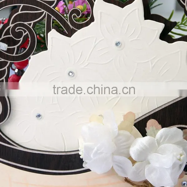 2014 Royal Wooden Wedding Invitation Card photo-6