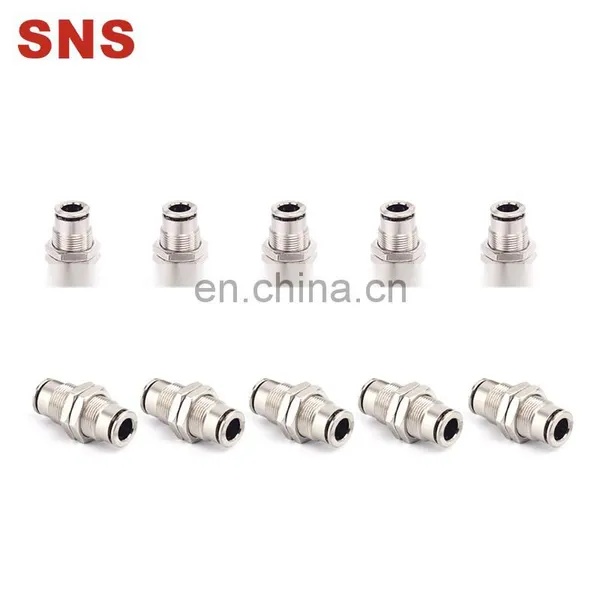 Wholesale Pneumatic Nickel-plated Brass Straight Through Push to Connection Pipe Fittings photo-2