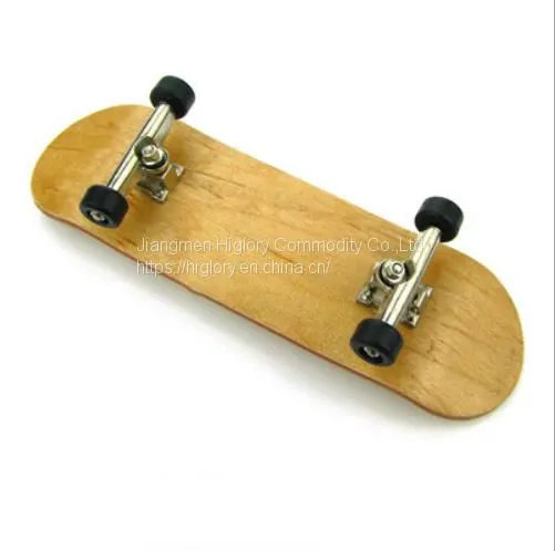 DIY Mini Wooden Skateboard 5layers Maple With Ball Bearings Children Adults Toy Sports Game Finger Skate Boards photo-2