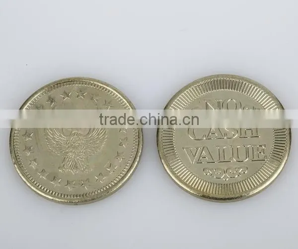 The Most Popular Fast Delivery Blank Silver Color Brass Token photo-3