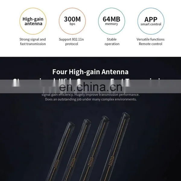 Global Version Xiaomi Router 4c Router 2.4GHz WiFi Router 64MB 4 Antenna APP Control Network Extender photo-4