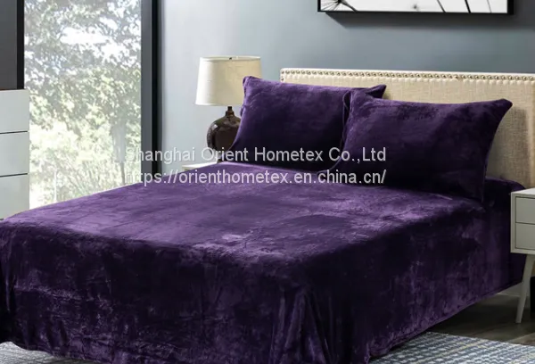 Flannel Fleece Bed Sheet Set