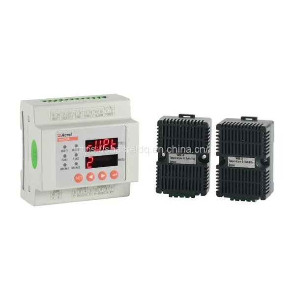 Acrel WHD20R-22/J With Alarm Intelligent Temperature and Humidity Controller Measure Two Channel Temperature&humidity 35mm DIN Mount photo-2