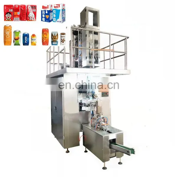 Automatic Juice and Milk Box Filling and Packing Machine photo-3