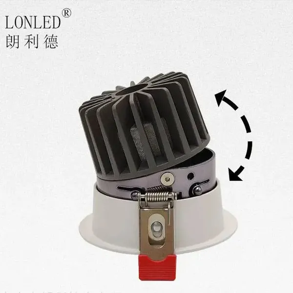 LED Spotlight Anti-glare Downlight COB 8° 15° 24° 36° 50° Home Lighting Engineering 8W 12W 18W Project Focus Spotlight photo-4