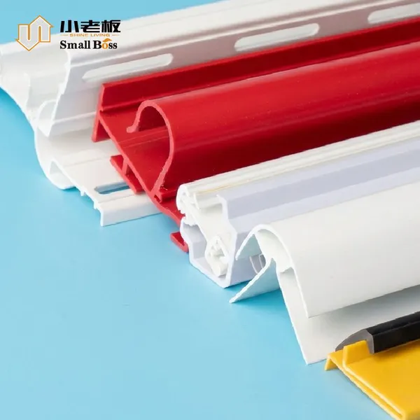 Durable Eco-Friendly PVC Plastic Decorated Rigid Windows and Doors Extrusion Profiles photo-3