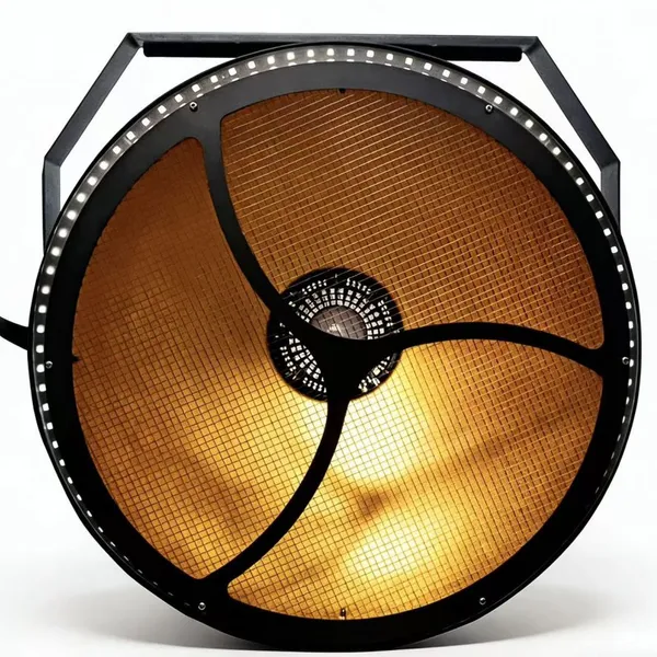 LED Vintage Retro Par Can Light с 3-зонным сегментированным кольцом-огненем (200W COB 1600K)