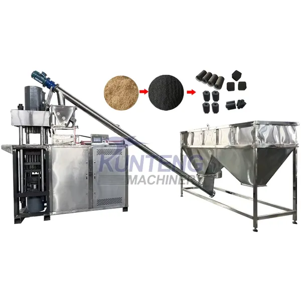Natural Olive Wood Charcoal Production Line Charcoal Block Maker Machine Charcoal Briquettes Machinery Equipment EPC
