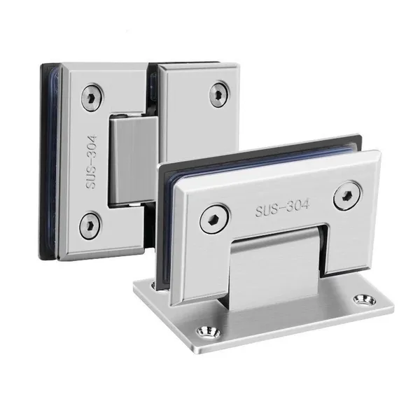 Frameless Glass Door Hinge for Shower Enclosures and Bathroom Doors photo-4