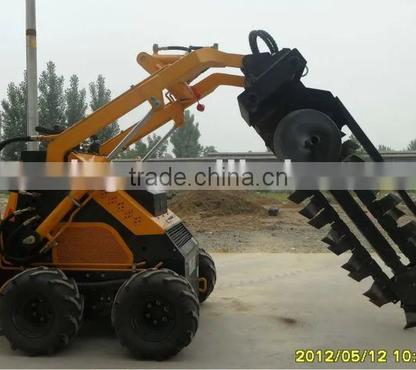 trencher of front loader
