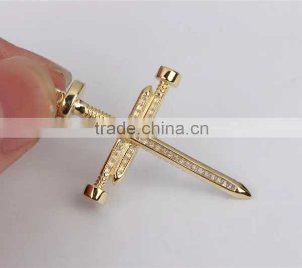 Hot Sales 925 Sterling Silver Cross With Diamond Jewelry Pendant Necklace photo-4