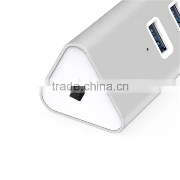 Aluminum Ethernet Port RJ45 Wifi Adapter 3. 0 USB Hub With 3 Port photo-4