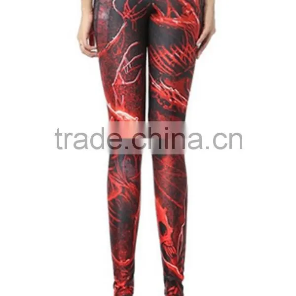 Spandex Sublimation Women Yoga Leggings With Custom Logo photo-2