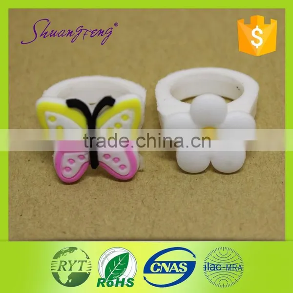 Promotion Jewelry New Arrival Pvc Finger Rings for Kids photo-5