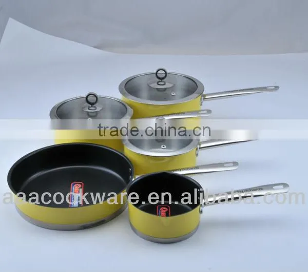 Transparent High-temperature Painting Stainless Steel Kitchenware Sets photo-4