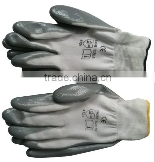 pu Coated Gloves/nitrile Coated Glove/ Latex Gloves photo-3