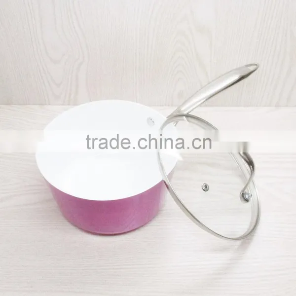 Aluminum Metallic Coating Fry Pan Set Cast Steel Handle Magic Pan photo-4