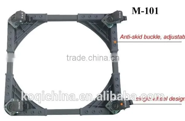 Stainless Steel Washing machine bracket with wheels from koqi china supplier