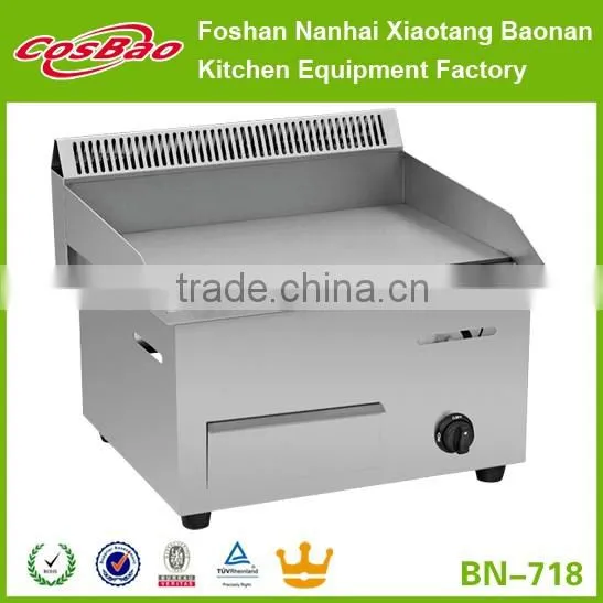 Catering Equipment Supplies Stainless Steel Kitchen Industrial Gas Grill Griddle For Hamburger BN-720 photo-3