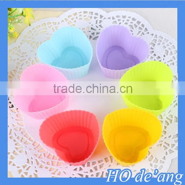 Hogift Silicone Standard Round Reusable Cupcake and Muffin Baking Cup photo-4
