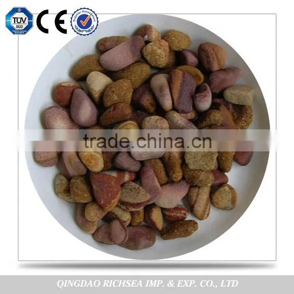 China Wholesale Natural White / Pink Color Granite Pebble Stone photo-5