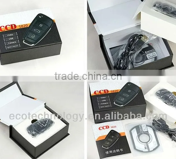 S820 1080P HD Mini Keychain Camera DVR Night Vision Car Key Camera photo-4