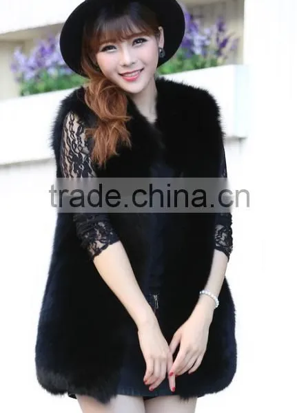 2015 Fashional Hot Sale Fox Fur Vest for Women photo-2