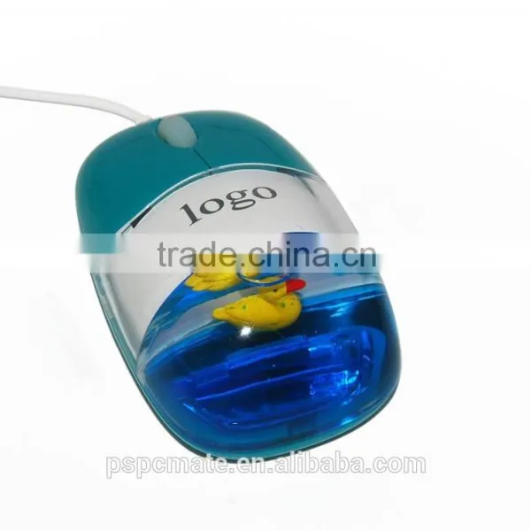 Promotional Gifts Wired Computer Usb Optical Liquid Mouse With Custom Floater photo-6