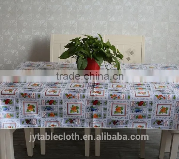 Three Layers of PVC Compound Non-woven Fabric Tablecloth photo-2