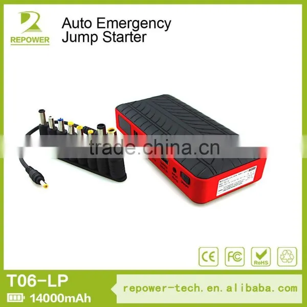 Emergency Mobile Power Supply Car Power Bank 12000mAh 12V Rechargeable Auto Jump Starter photo-3