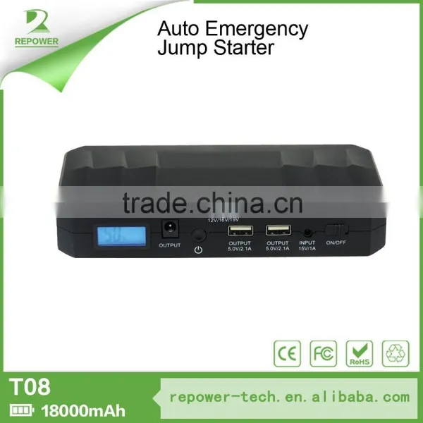 Multi Function Mini Led Light 12V Lithium Battery Jump Starter 14000mAh photo-2