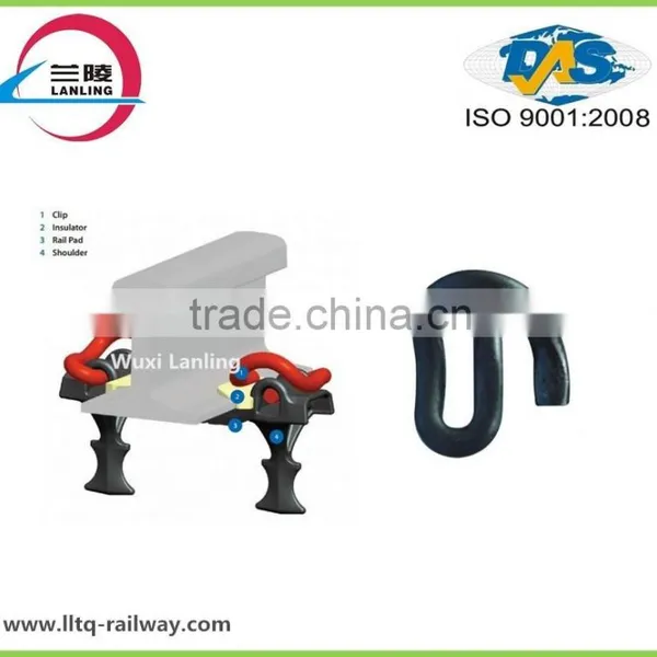Railway Track e Type Spring Clip for Rail Fastening System