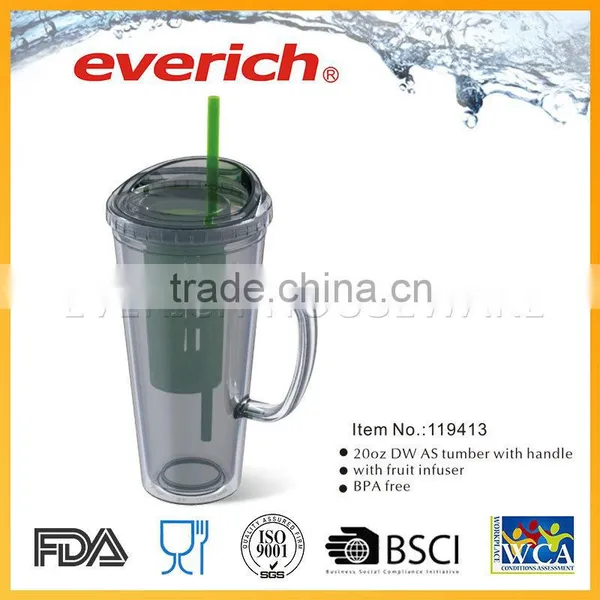New Design Wholesale Plastic New Fruit Infusion Tumbler photo-4