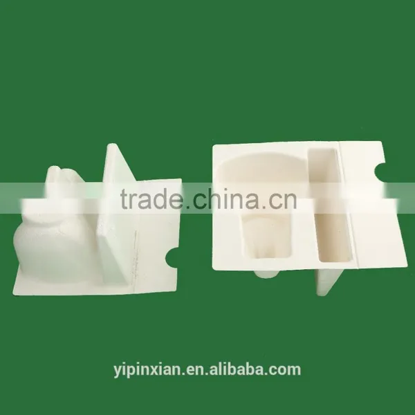 Eco Green Smooth Paper Pulp Packaging Molded From Recycled A4 Paper Pulp photo-4