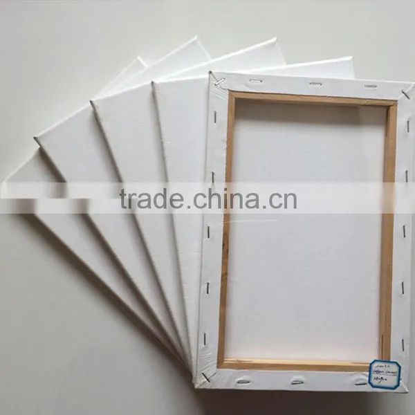 Blank Stretched Artist Oil Painting Canvas100% 350g Pure Cotton Canvas for Oil and Acrylic Painting, Blank Canvas for Painting photo-3