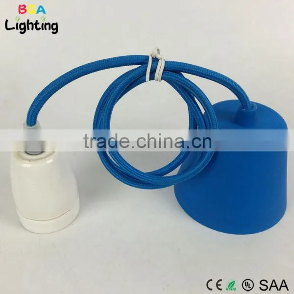 Modern E27 Ceramic Pendent Lamp With Porcelain Lamp Holder