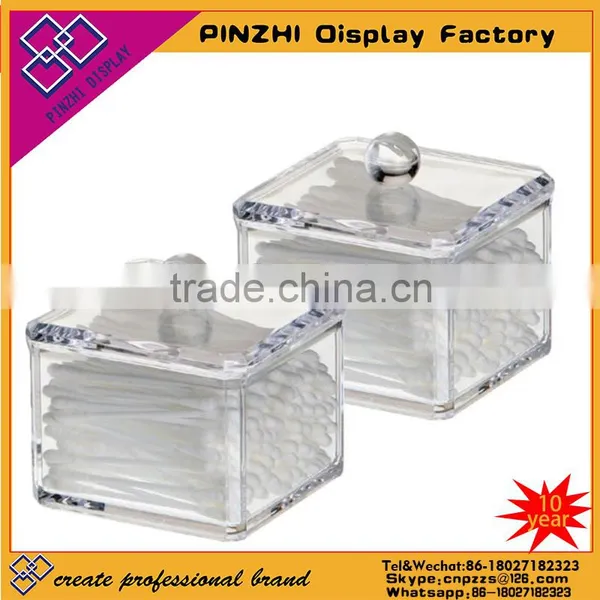 Customized High Polished Small Clear Acrylic Square Box