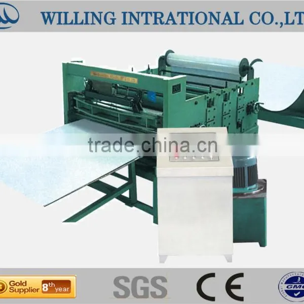 aluminum steel sheet plate coil cutting machine