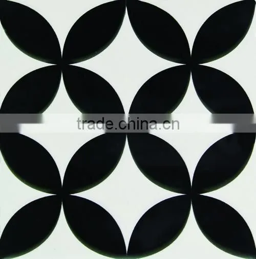 200*200mm Black Color Customized Ceramic Kitchen Tile Bathroom Wall Tile photo-2