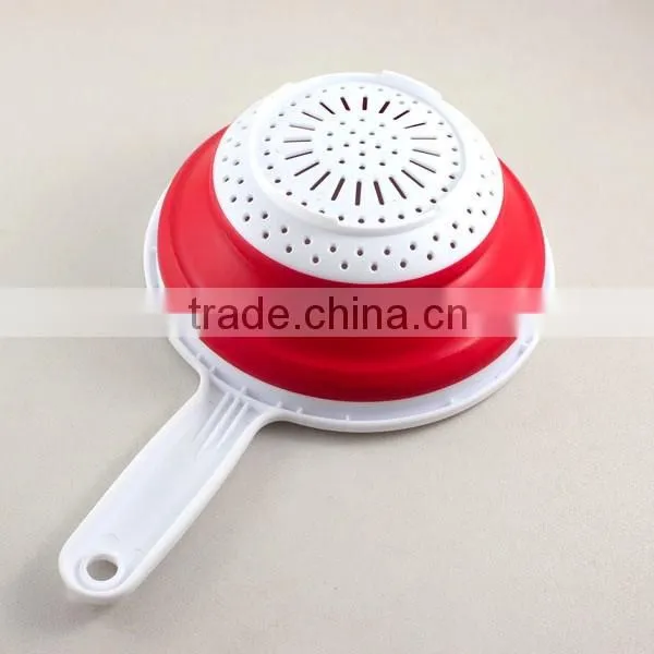 Rubber Plastic Colander Strainer photo-2
