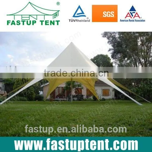 Outdoor Camping Event Tent Star Shape Tent Installing on Grassland photo-5