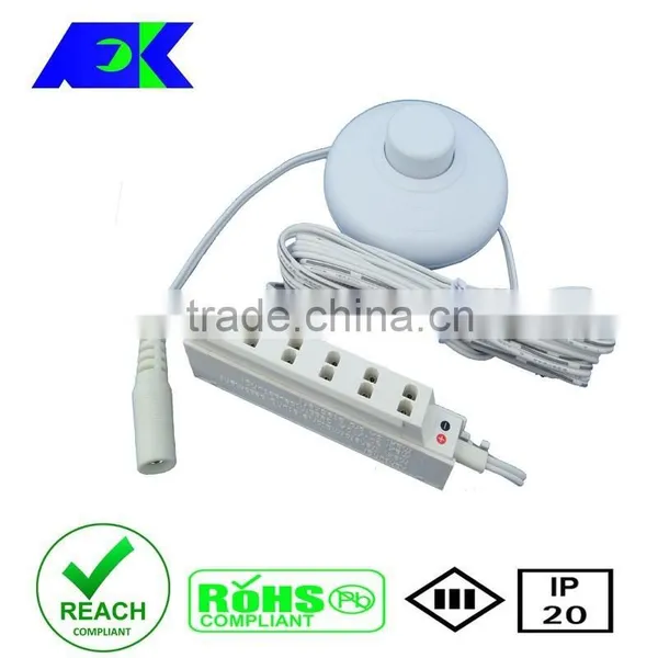 GX53 Fluorescent Under Cabinet Triangle Light GX5.3 Lampholder Connector With DC Jack Female Connector 2.1*5.5mm photo-4