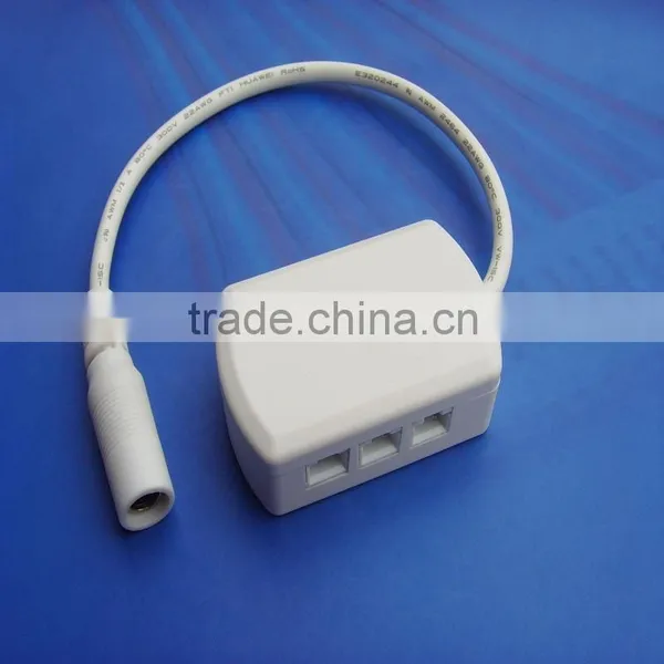 24V Electronic Components Germany Terminal Block 6 Way Power Connection Box for Connecting Euro Cables to LED Lights photo-4