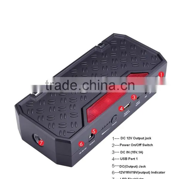 16000mAh Emergency Power Bank Portable Battery Car Jump Starter photo-2