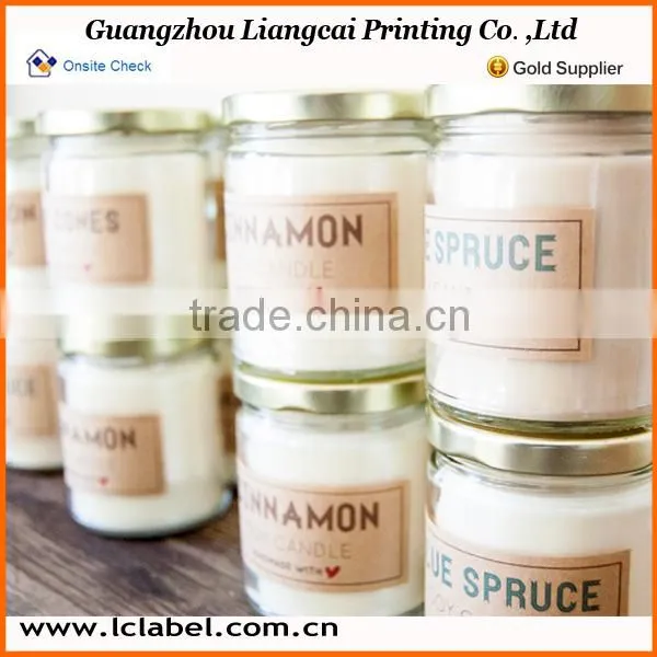 Christmas Candle Printing Sticker Custom Candle Sticker for Candle Jar photo-4