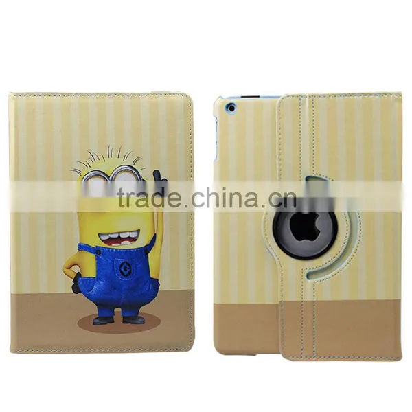For IPad Air 3D Despicable Me 2 Rotation Leather Cover photo-3