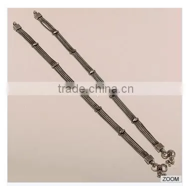 A0005-925 SOLID STERLING SILVER BEAUTIFUL PLAIN FINE REGULAR DESIGN ANKLET 34.57