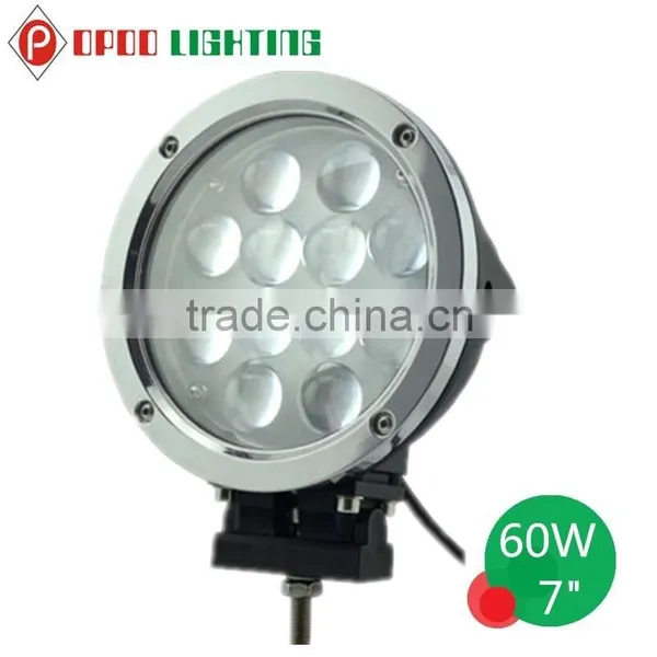 New Auto Spare Parts 60W Led Work Light, 7" Round 4D 60W Led Work Light photo-2