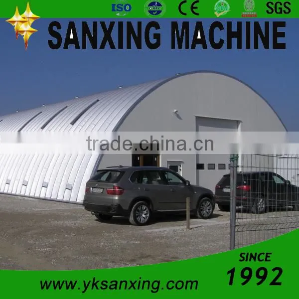 SX-1220-800 Arch Roof Sheet Roll Forming MachineSelf-support Arched Roof Forming Machie photo-6